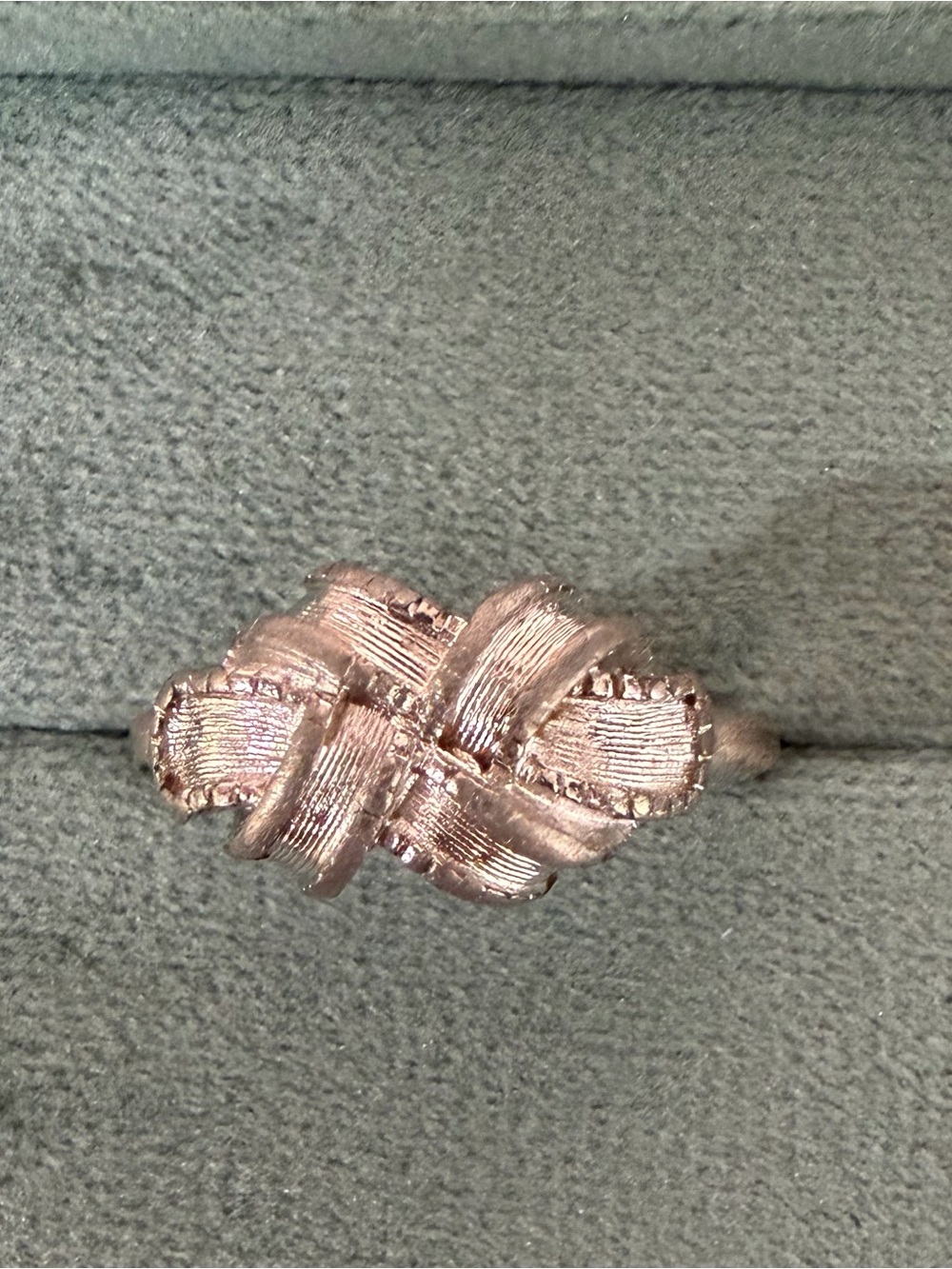 Avon Silver Knot Ring
